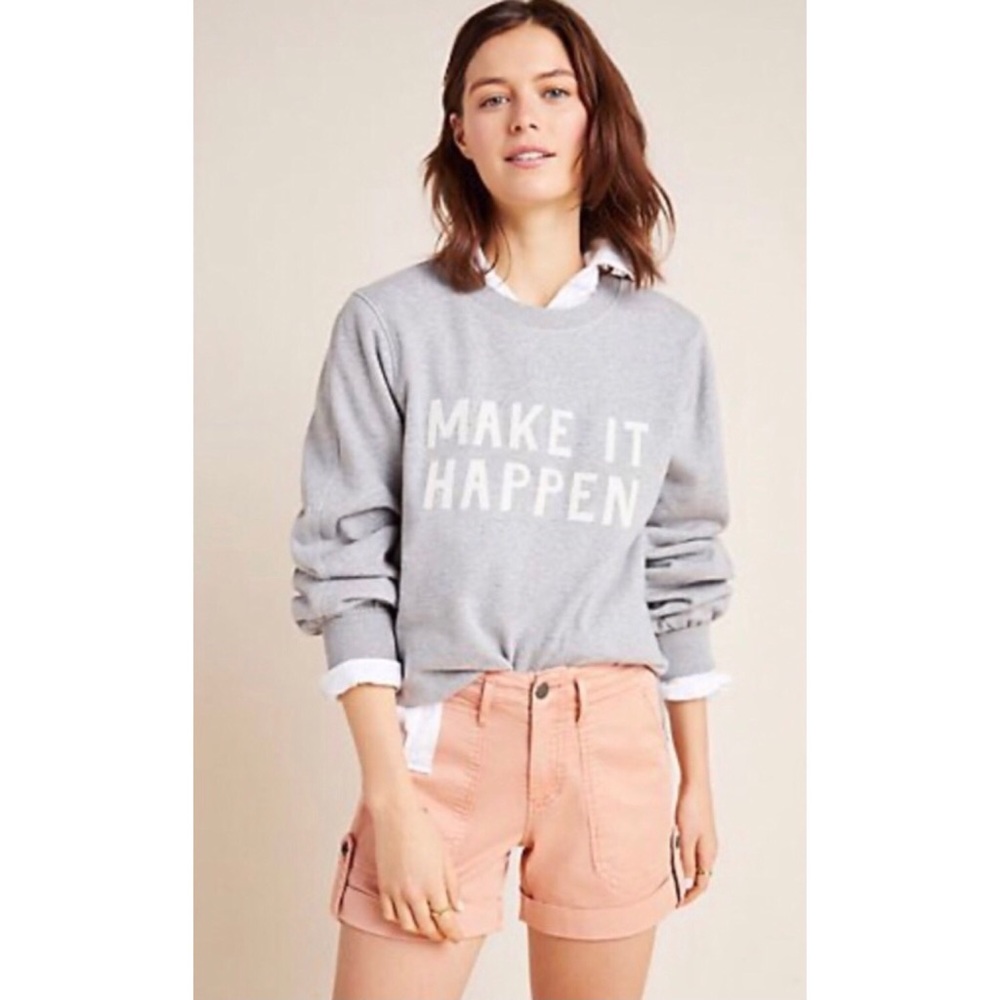 Anthropologie Sadie Terracotta Utility Shorts 28